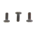Black Hex Cap Bolts 1/4 inch-20 x 3/8 inch for Harley-Davidson