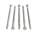 Zinc Hex Cap Bolts 1/4 inch-20 x 5-1/4 inch for Harley-Davidson