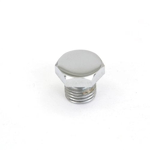 Chrome Motor Case Drain/Oil Pump Body Plug for Harley-Davidson
