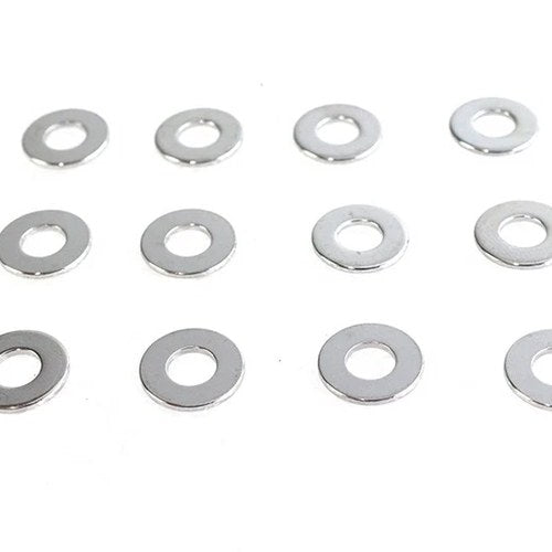 Chrome Flat Washer 1/4 inch Inner Diameter fits Harley Davidson