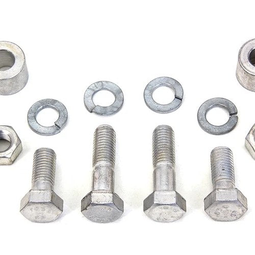 Cadmium Oil Tank Mounting Kit for Harley-Davidson