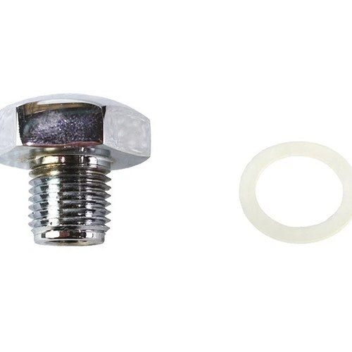 Oil Tank Drain Plug Chrome for Harley-Davidson