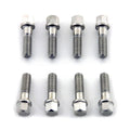 Nickel Plated Tappet Block Screw Set fits Harley Davidson