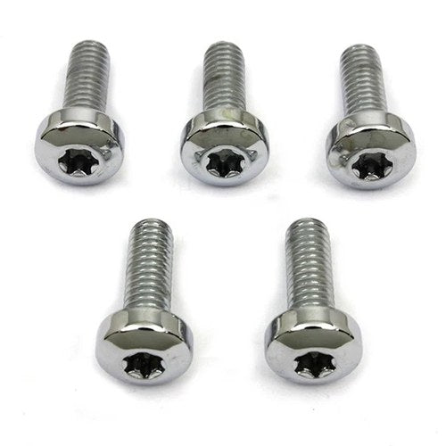 Chrome Front Brake Disc Bolt Set for Harley-Davidson