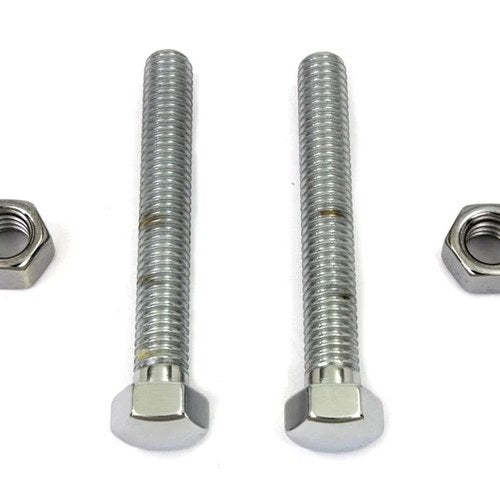 Chrome Rear Axle Adjuster Screw for Harley-Davidson