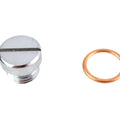Oil Pump Screen Plug Chrome for Harley-Davidson