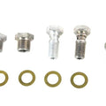 Oil Line Fitting Kit Cadmium for Harley-Davidson