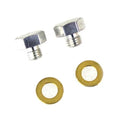 Cadmium Fork Slider Drain Screws for Harley-Davidson