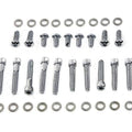 Primary Cover Screw Kit Knurled Chrome fits Harley Davidson