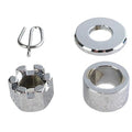 Rear Axle Spacer Kit Chrome for Harley-Davidson