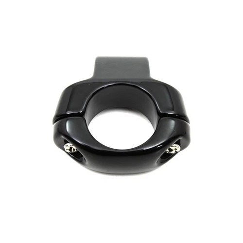 Deco Mirror Clamp Black for Harley-Davidson
