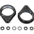 Black Turn Signal Clamp Kit 49mm Forks for Harley-Davidson