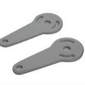 Chrome Turn Signal Mount Flat Type for Harley-Davidson