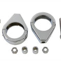 Chrome Turn Signal Clamp Kit 41mm Forks for Harley-Davidson