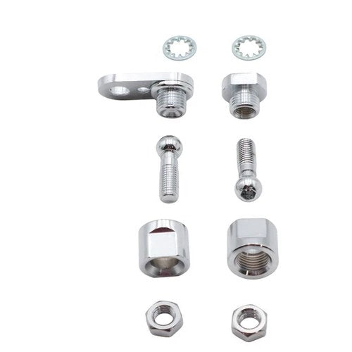 Chrome Front Turn Signal Clamp Ball Stud for Harley-Davidson