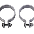 Parkerized 1-7/8 inch Muffler End Clamp Set for Harley-Davidson