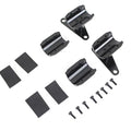 Spring Fork Fender Black Mount Clamp Set for Harley-Davidson