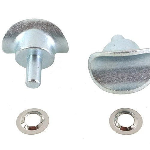 Solo Seat Spring Mount Perch Set Zinc for Harley-Davidson