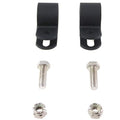 Black 1 inch Muffler Clamp Set for Harley-Davidson