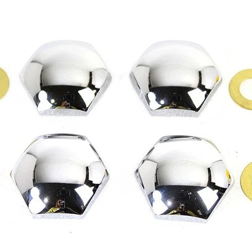 Knuckle Nut Set Chrome Plated for Harley-Davidson