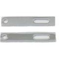 Chrome 4-3/4 inch Exhaust Bracket Set for Harley-Davidson