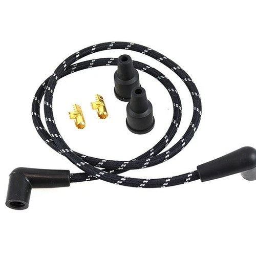 Universal 7mm Braided Spark Plug Wire Kit for Harley-Davidson