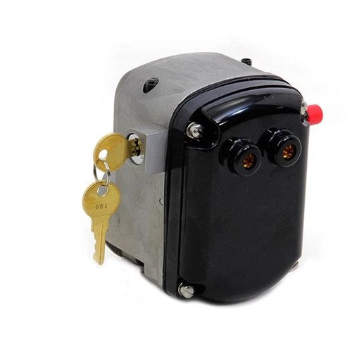 Complete Burkhardt Magneto Head with Key Lock for Harley-Davidson