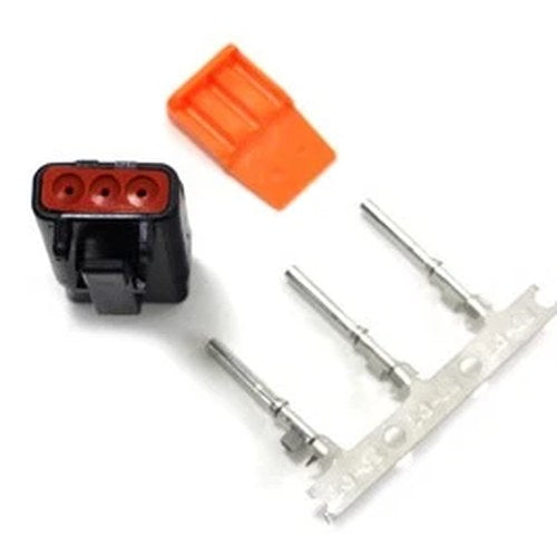 Deutsch Wiring Socket Housing Kit 3-Position for Harley-Davidson