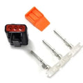 Deutsch Wiring Socket Housing Kit 3-Position for Harley-Davidson