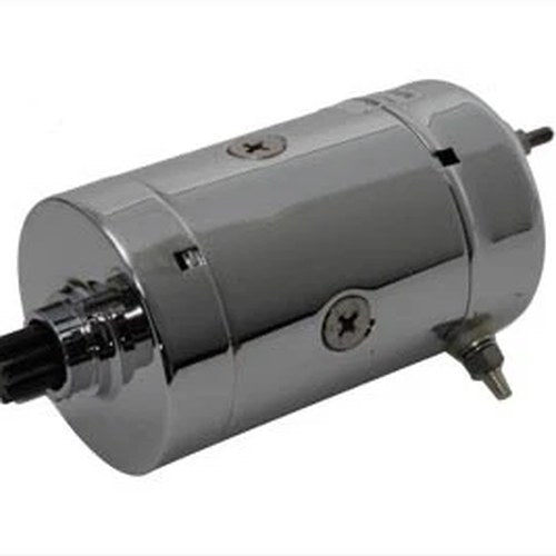 Hitachi Type Chrome Starter Motor for Harley-Davidson
