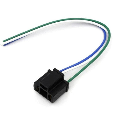 Headlamp Wiring Connector Block with 3 Wires for Harley-Davidson