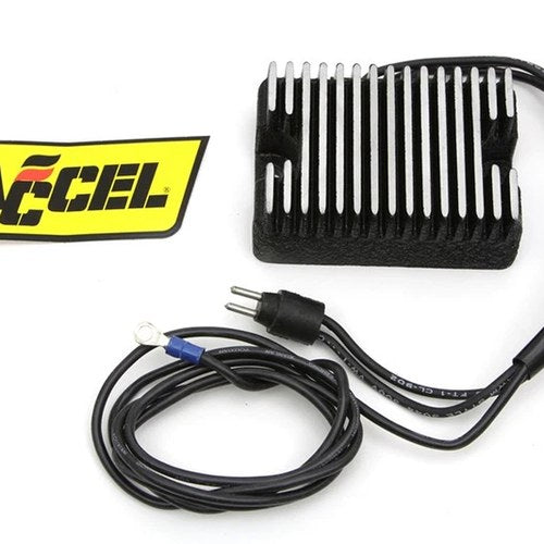 Accel Voltage Regulator Black 22 Amp for Harley-Davidson