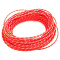 Red with Yellow Dot 25' Braided Wire for Harley-Davidson
