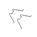 Headlamp Lens Retainer Spring Set for Harley-Davidson