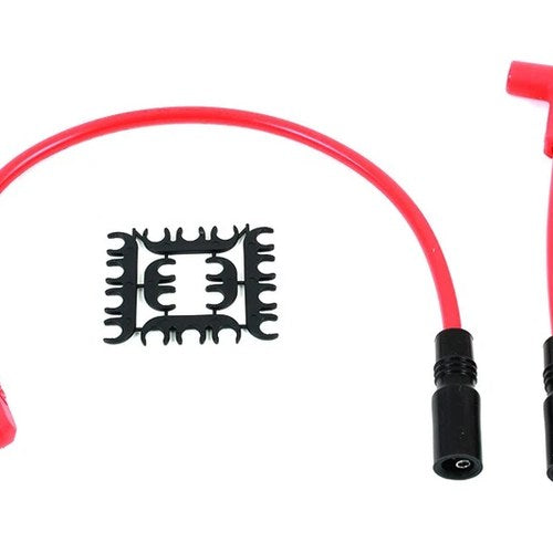 Accel 8mm S/S Spiral Core Ignition Wire Set Red for Harley-Davidson