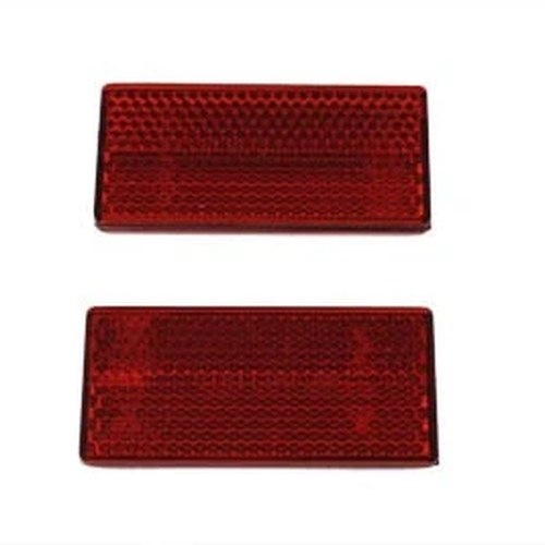 Replica Red Reflector Set for Struts for Harley-Davidson