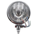 4 inch Round Headlamp 12 Volt Chrome for Harley-Davidson