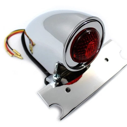Chrome Sparto Style LED Tail Lamp Red for Harley-Davidson