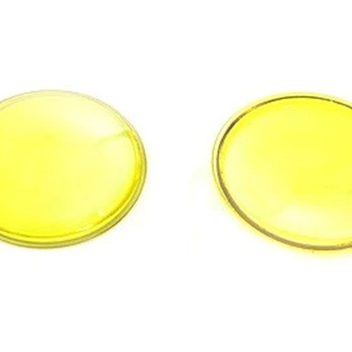 Amber Glass Spotlamp Lens Set for Harley-Davidson