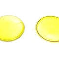 Amber Glass Spotlamp Lens Set for Harley-Davidson