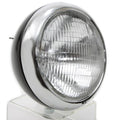 Black 7 inch K Headlamp with Chrome Rim for Harley-Davidson