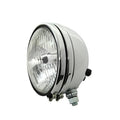 Replica 5-3/4 inch Round Chrome Headlamp for Harley-Davidson