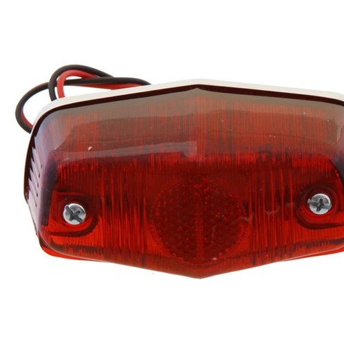 Chrome Tail Lamp Small Lucas Style for Harley-Davidson