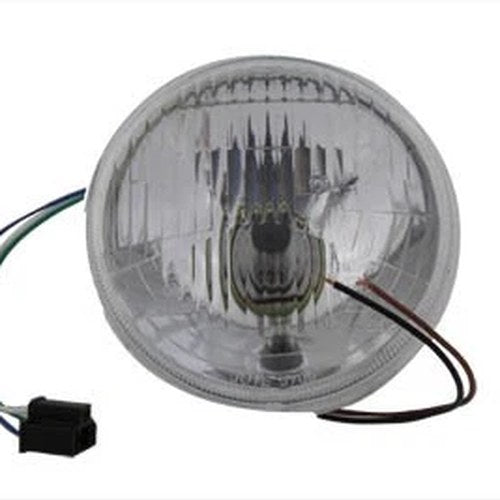 Bates 5-3/4 inch Round Headlamp Unit for Harley-Davidson