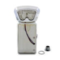 Chrome Vertical Noid Style Tail Lamp Kit for Harley-Davidson
