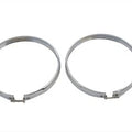 5-3/4 inch Headlamp Chrome Outer Rim Set for Harley-Davidson