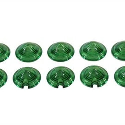 Bullet Style Marker Lamp Green Lens for Harley-Davidson