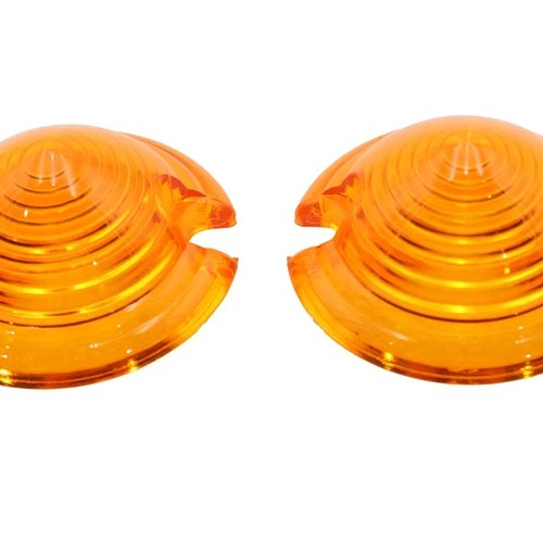 Bullet Style Marker Lamp Amber Lens Set for Harley-Davidson