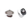 Red LED Clear Lens Micro Marker Lamp Set for Harley-Davidson