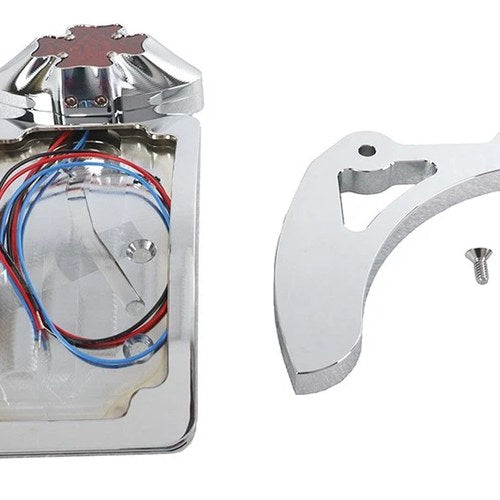 Chrome Maltese Tail Lamp Assembly for Harley-Davidson